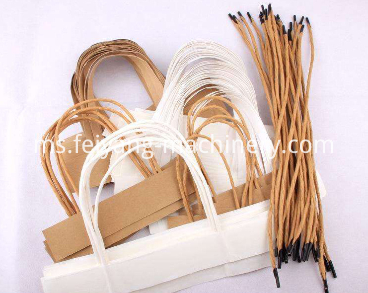 tali kertas warna putih white color paper rope
